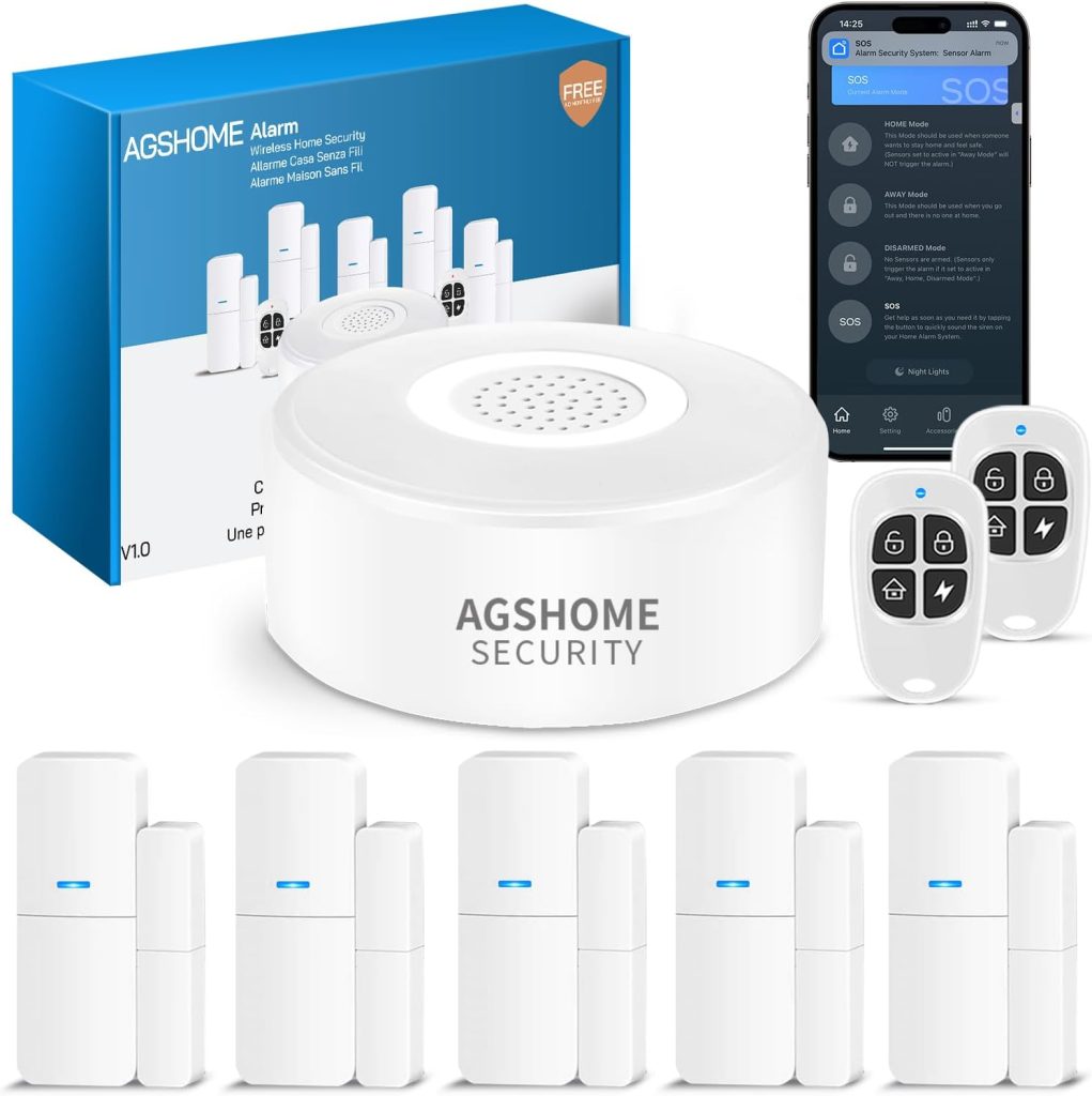 Avis AGSHOME Alarme Maison sans Fil Intelligent WiFi