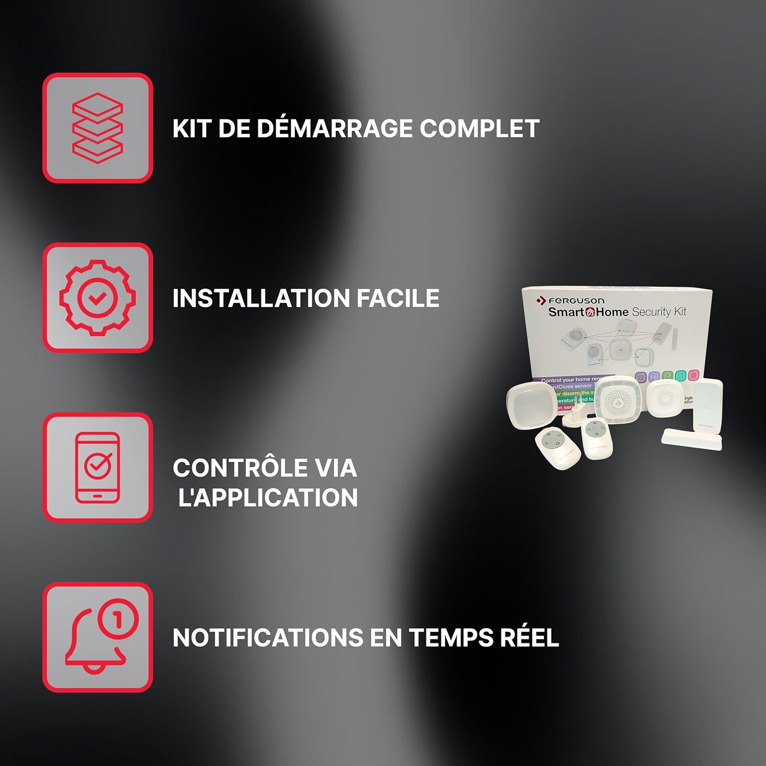 Test produit Ferguson Kit Alarme Maison